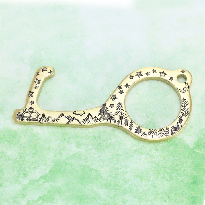 Large Winter Tree 11mm Metal Design Stamp - Beaducation Original