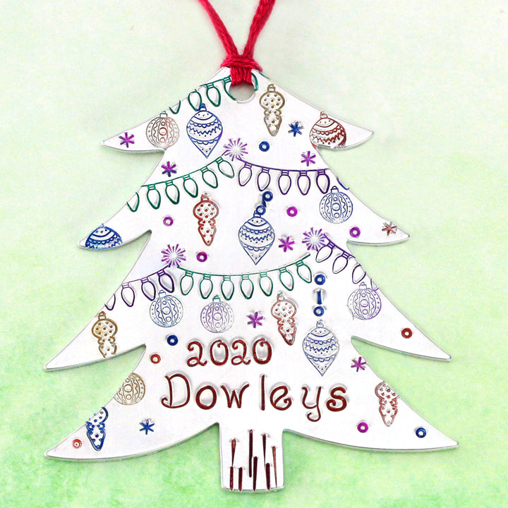 Aluminum Tree Ornament Blank, 58.4mm (2.3") x 51.4mm (2.04"), 18 Gauge - Beaducation Original