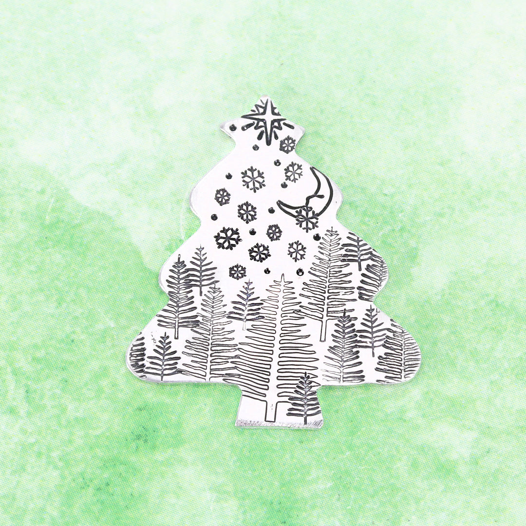 Winter Star Metal Design Stamp, 5mm - Beaducation Original