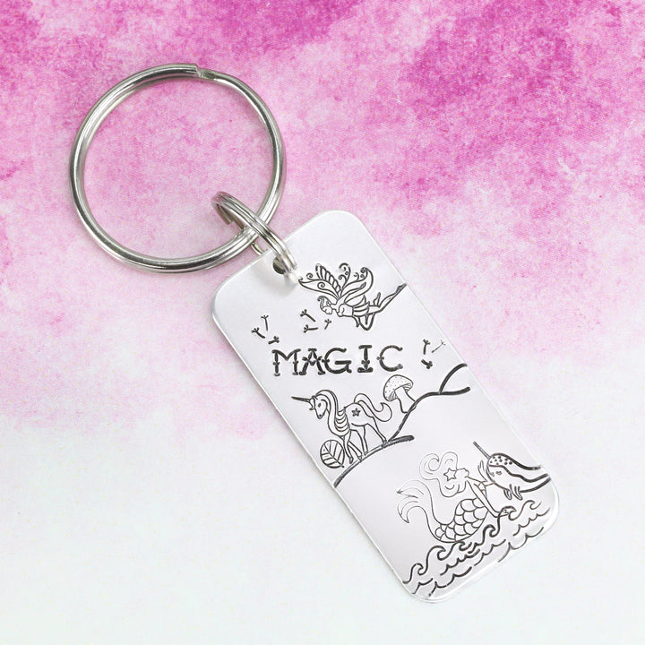 Fairy Flying Left Metal Design Stamp, 11mm - Beaducation Original
