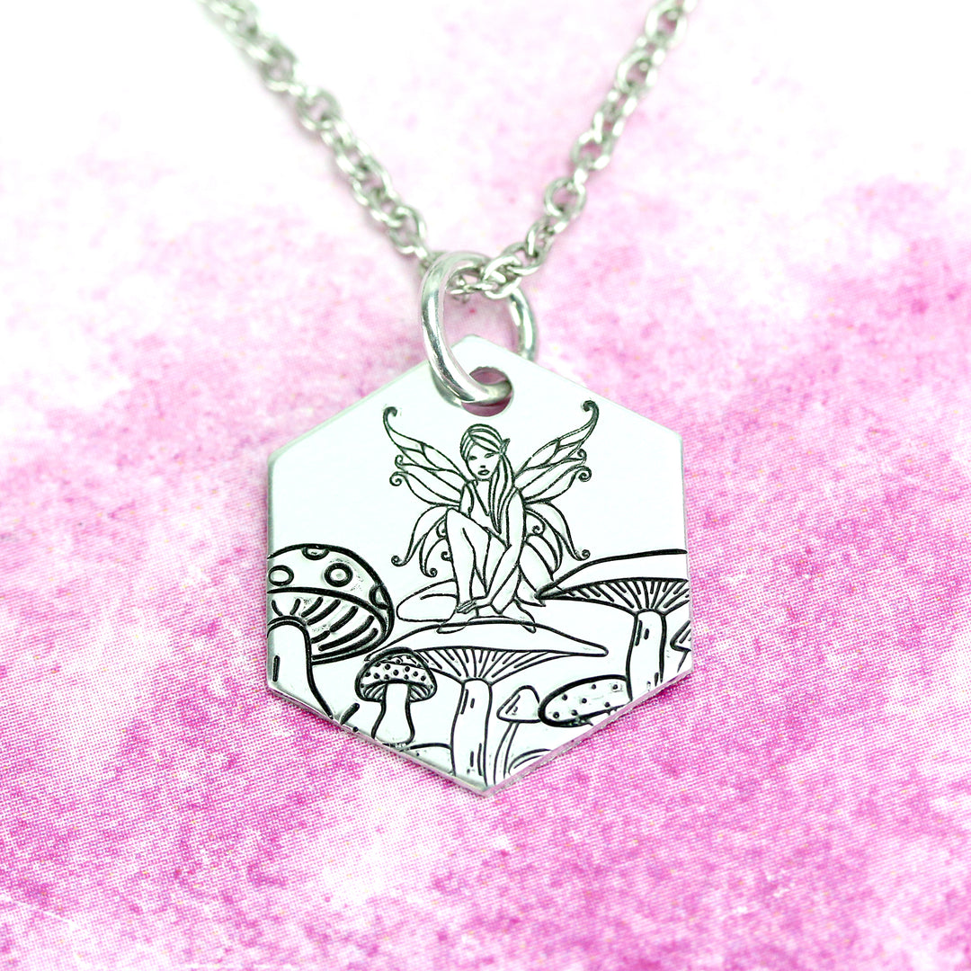 Mushroom Bunch Metal Design Stamp, 11.2mm - Beaducation Original