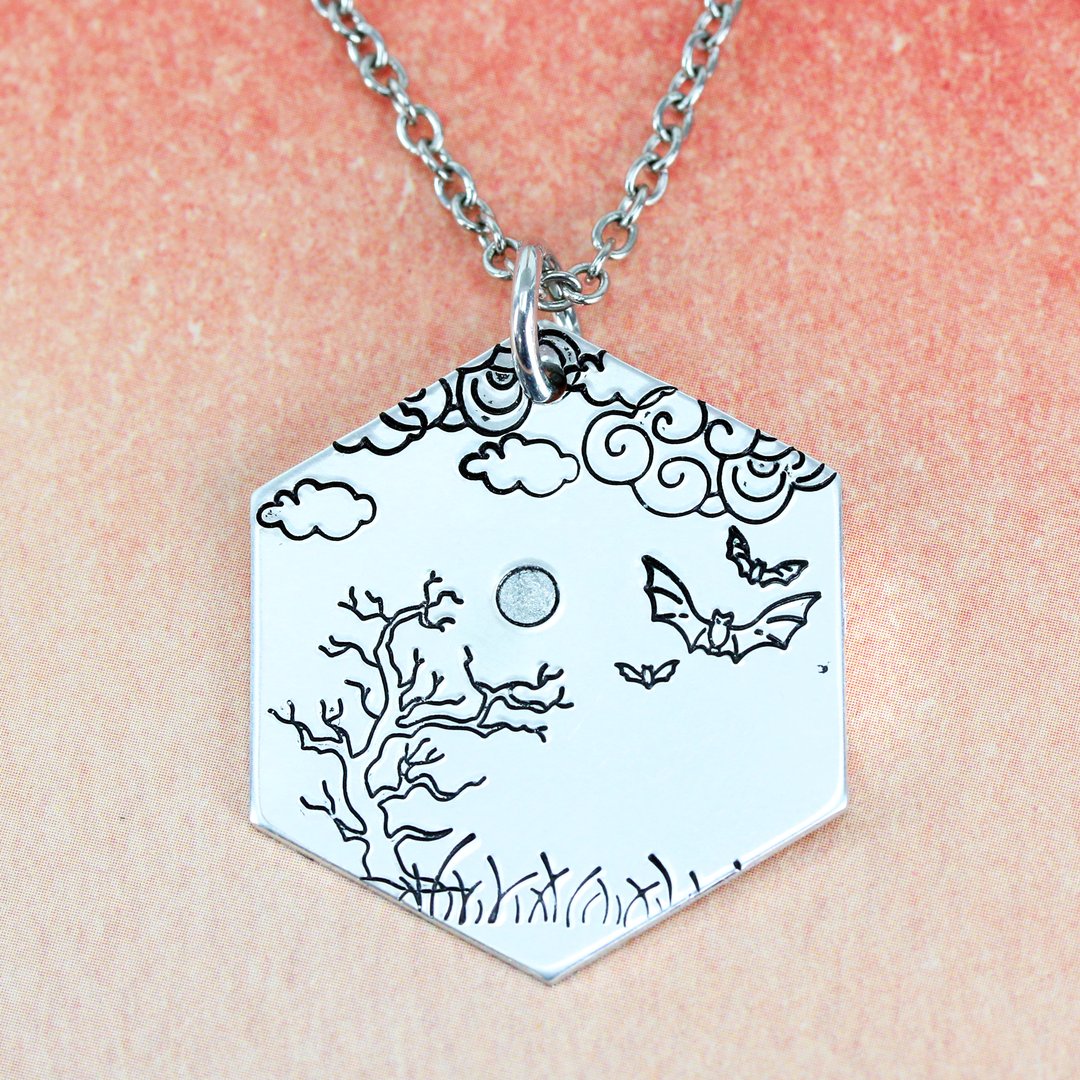Spider Web Metal Design Stamp, 8mm - Beaducation Original
