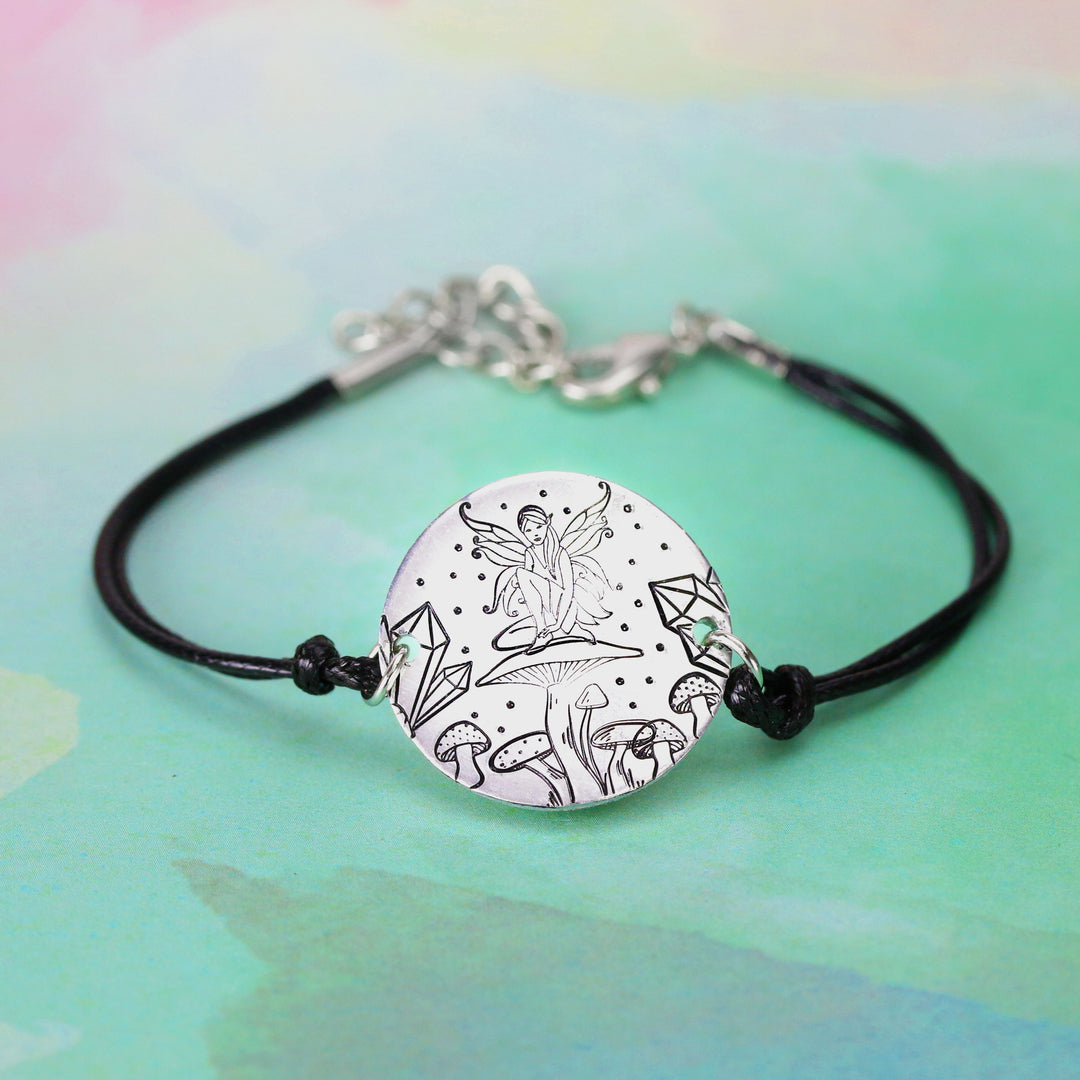 Fairy Sitting Metal Design Stamp, 11mm - Beaducation Original