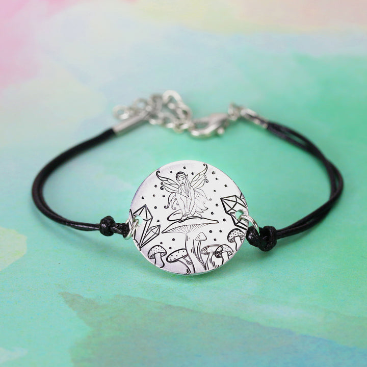 Fairy Sitting Metal Design Stamp, 11mm - Beaducation Original