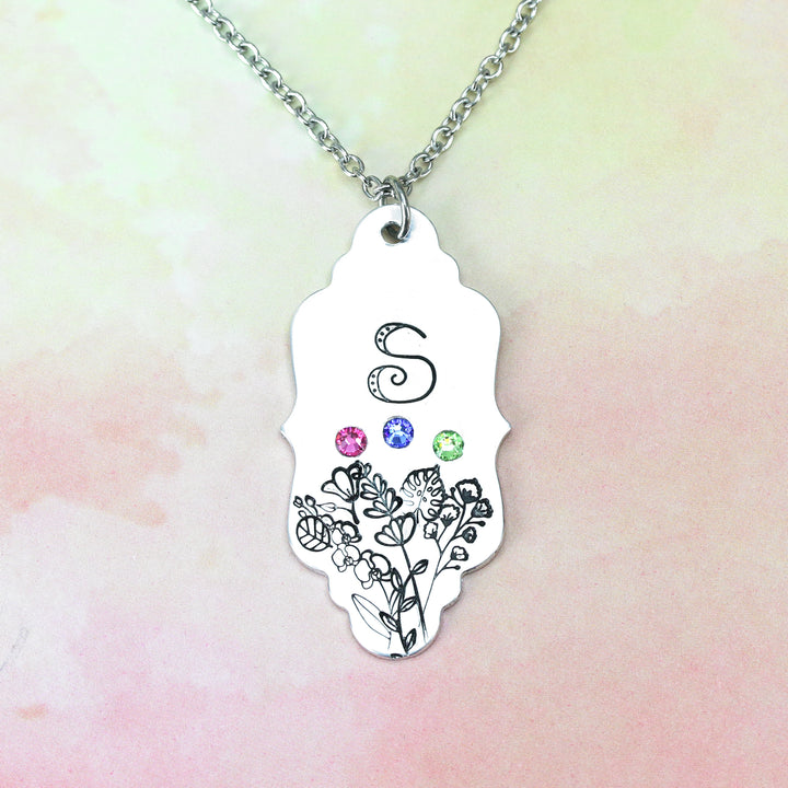 Orchid Metal Design Stamp, 16mm - Beaducation Original