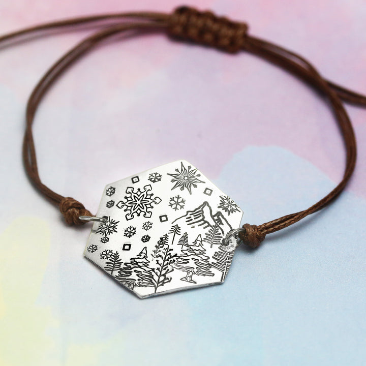 2022 Snowflake Metal Design Stamp, 7.75mm - Beaducation Original