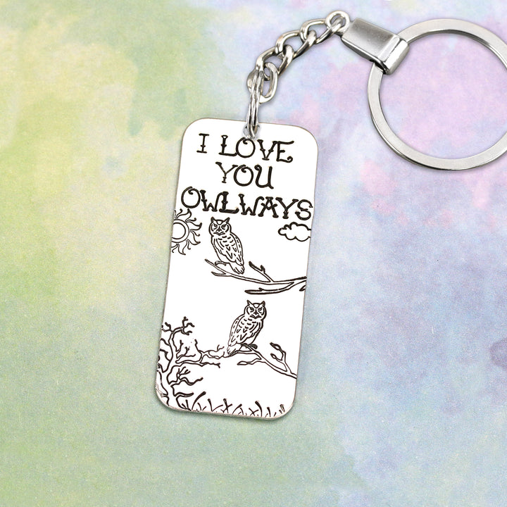 Owl Facing Right Metal Design Stamp, 8.3mm - Beaducation Original