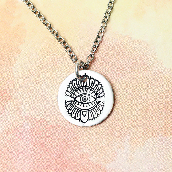 Eye / Evil Eye Metal Design Stamp, 8.25mm - Beaducation Original