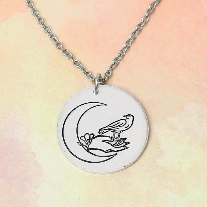 Raven or Crow Looking Left Metal Design Stamp, 8.3mm - Beaducation Original