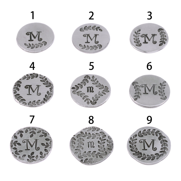 Caesar Branch Border Curving Right Metal Design Stamp - Beaducation Original