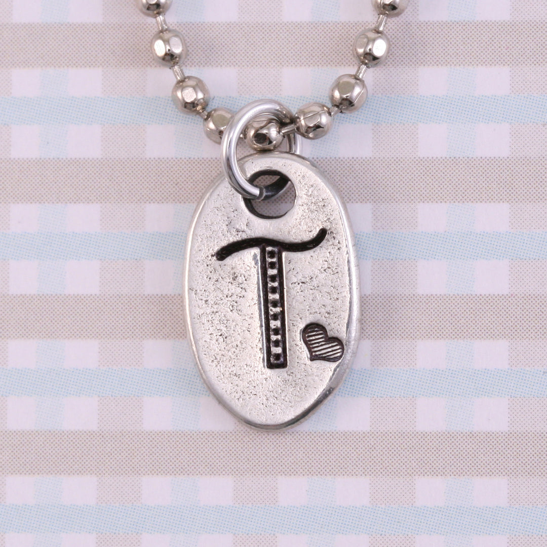 Pewter Oval Riverstone with Hole, 15mm (.59") x 9.4mm (.37"), 16 Gauge