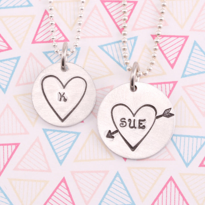 Heart Metal Design Stamp, 11mm - Beaducation Original