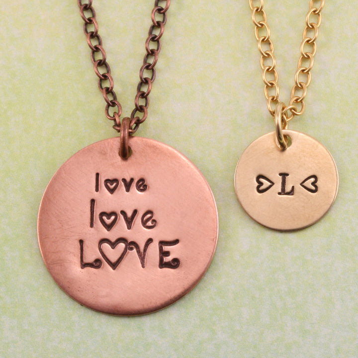 Tall Heart Metal Design Stamp 3.5mm - Beaducation Original