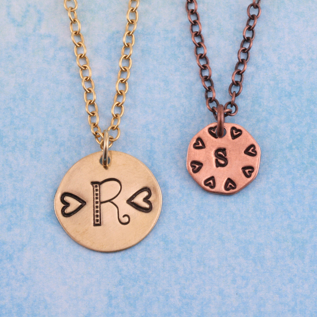 Tall Heart Metal Design Stamp 3.5mm - Beaducation Original