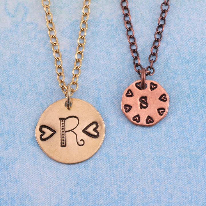 Tall Heart Metal Design Stamp 3.5mm - Beaducation Original
