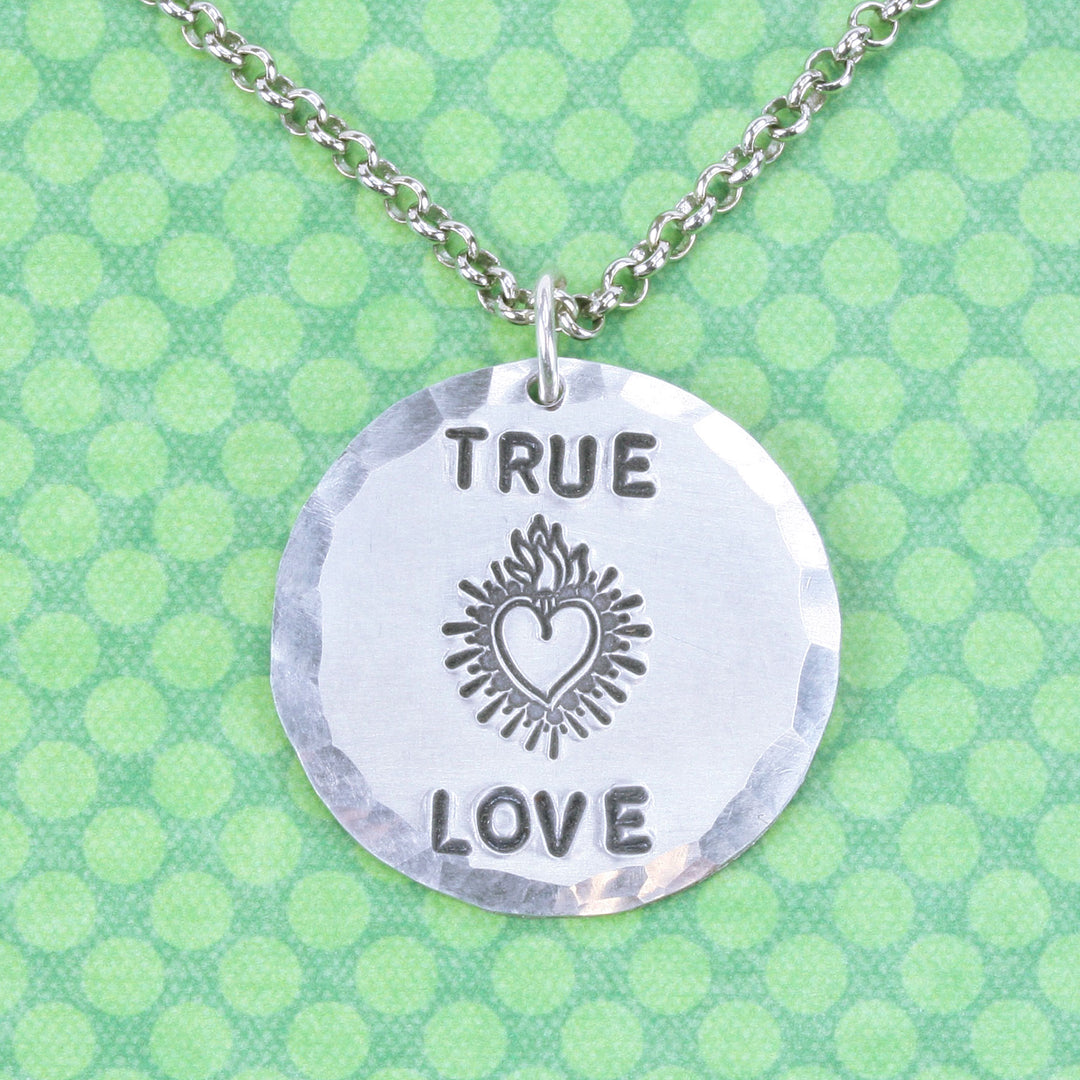 Large Sacred Heart Metal Design Stamp, 11.5mm Beaducation Original