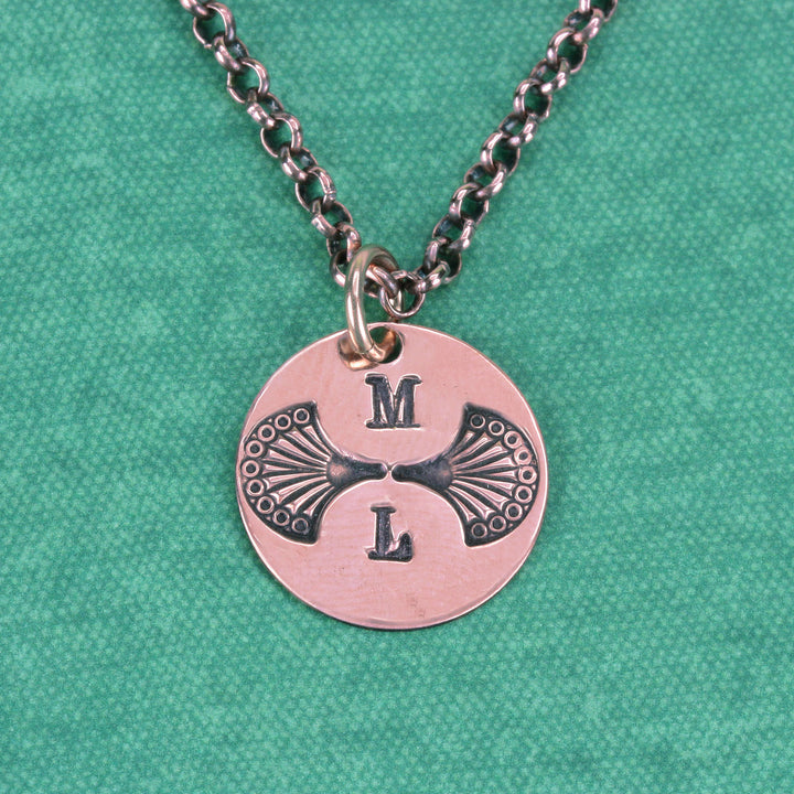 Fan 1, Art Deco Metal Design Stamp, 7mm - Beaducation Original