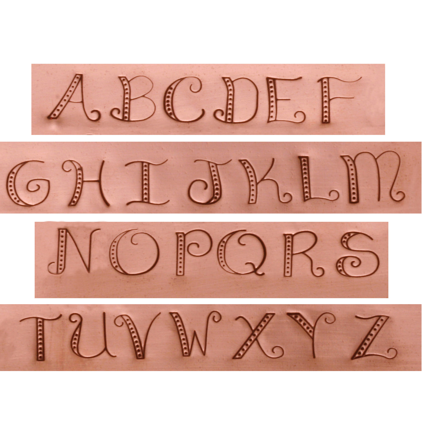 Clickable Uppercase and Lowercase Stamp Set by Recollections