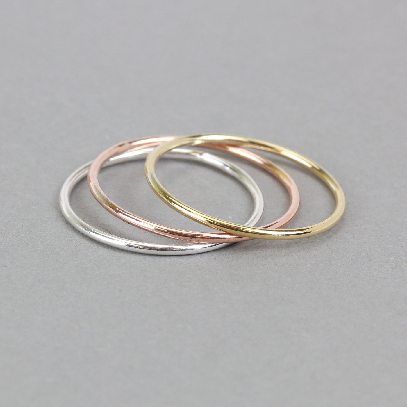 Gold filled hotsell stacking rings