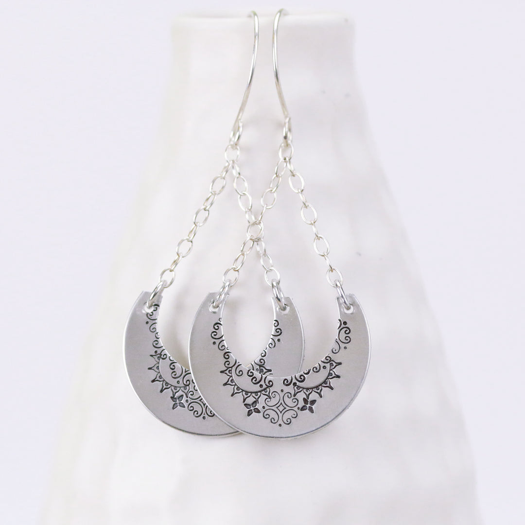 Indian Curve Metal Design Stamp - Beaducation Original