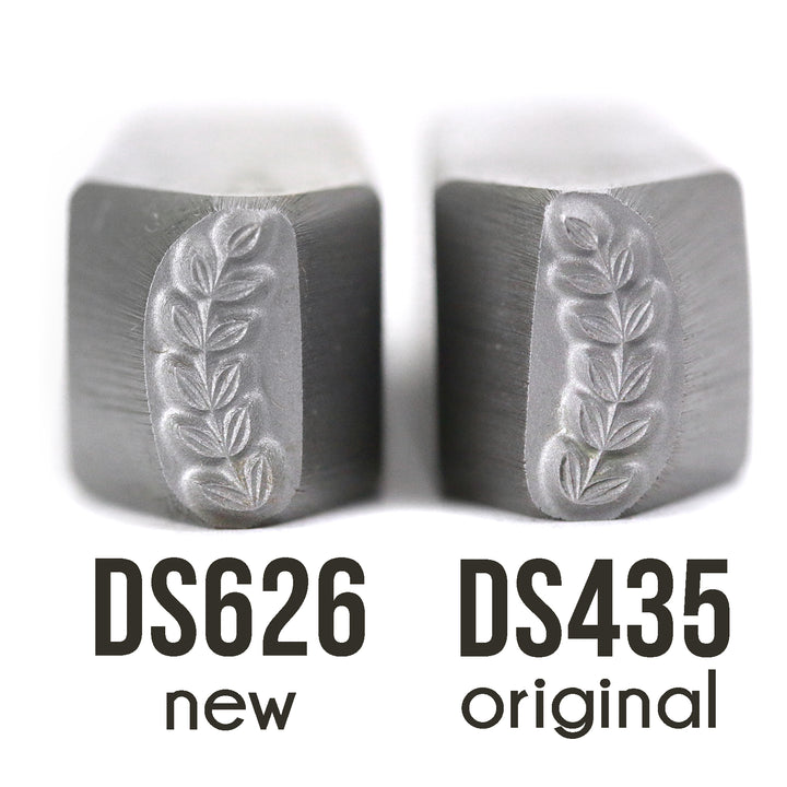 Caesar Branch Border Curving Right Metal Design Stamp - Beaducation Original