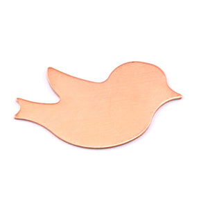 Metal Stamping Blanks Copper Winged Bird Blank, 33mm (1.3") x 21mm (.83"), 24g, Pack of 5
