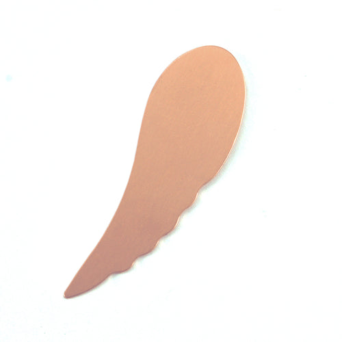 Metal Stamping Blanks Copper Wing, 47mm (1.85") x 15mm (.59"), 24g, Pack of 5