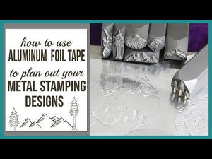 Aluminum Foil Practice Stamp Tape Sheets, 4.5 x 4 - Pack of 5 –  Beaducation