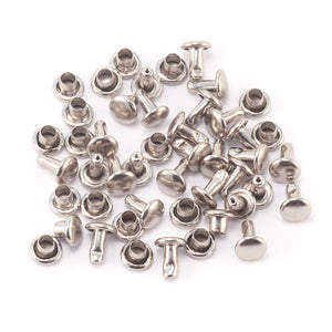 Rivets and Findings  Nickel Plated 3/32" Snap Rivets, Pack of 50