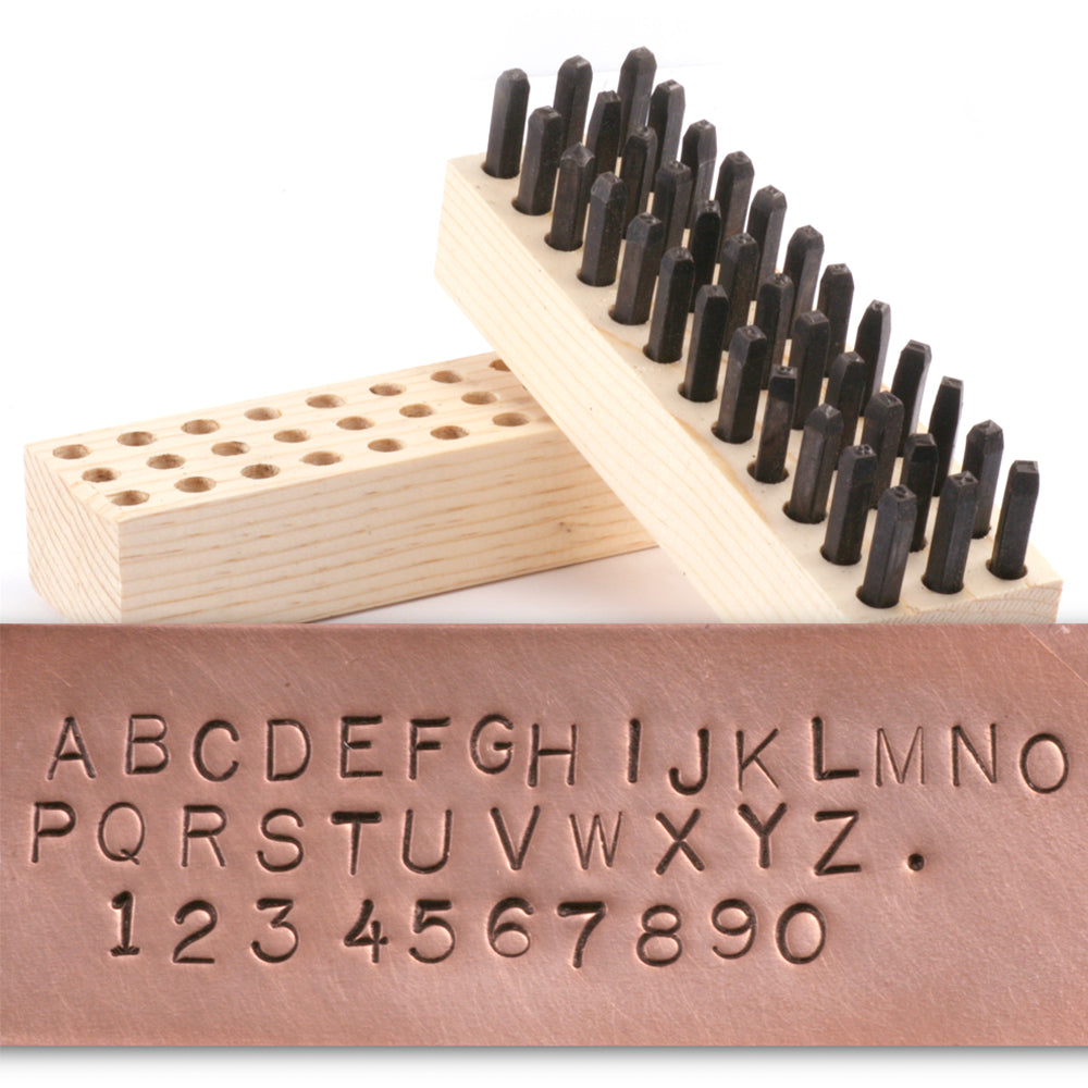 Metal Stamping Starter Set, Calligraphy Alphabet - Essential Tools